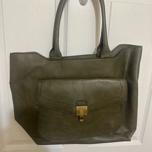 Olive Green London fog Tote Bag